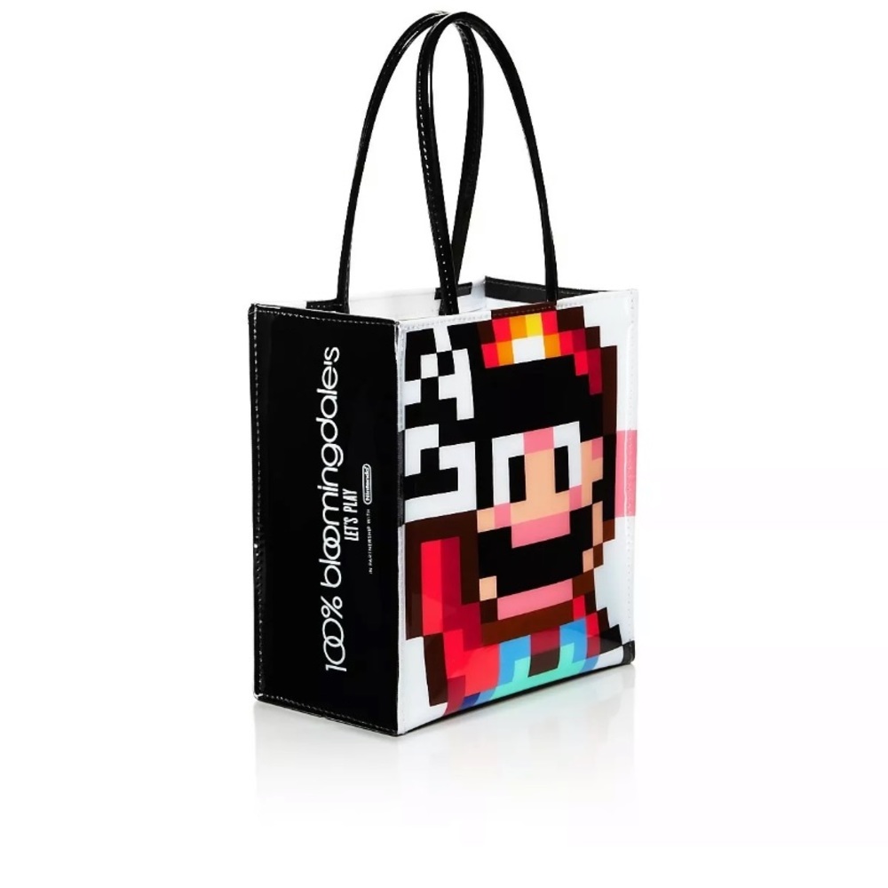 BLOOMINGDALE’S Let's Play Nintendo Little Tote Bag - Minor defect